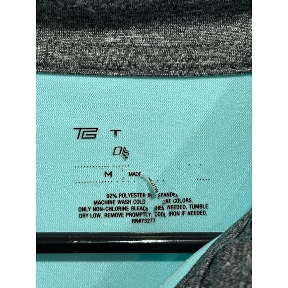 Tek Gear Womens Light Blue 1/4 Zip Pullover Stylish Activewear Top Sz Medium - Picture 5 of 8